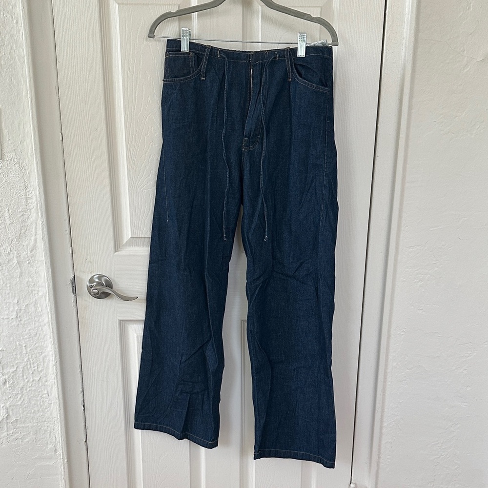 Zara Women's Tie Waist Jeans